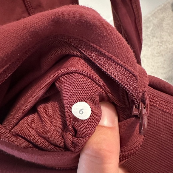 Lululemon Daily Practice Jacket in Wine Berry Size 6 - Picture 11 of 13